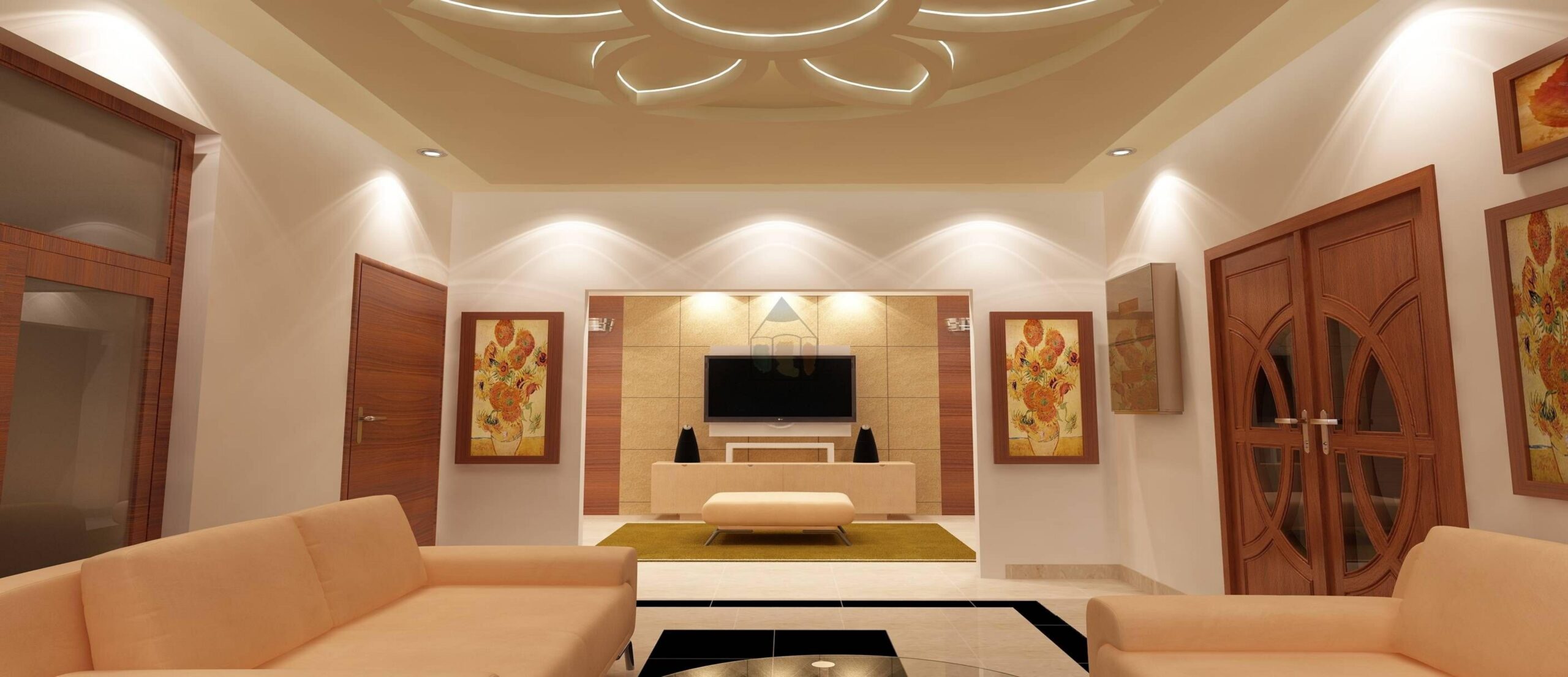 TV Lounge Ceiling Design